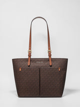 Jet Set Medium Logo Pocket Tote Bag 35F3GTVT3B