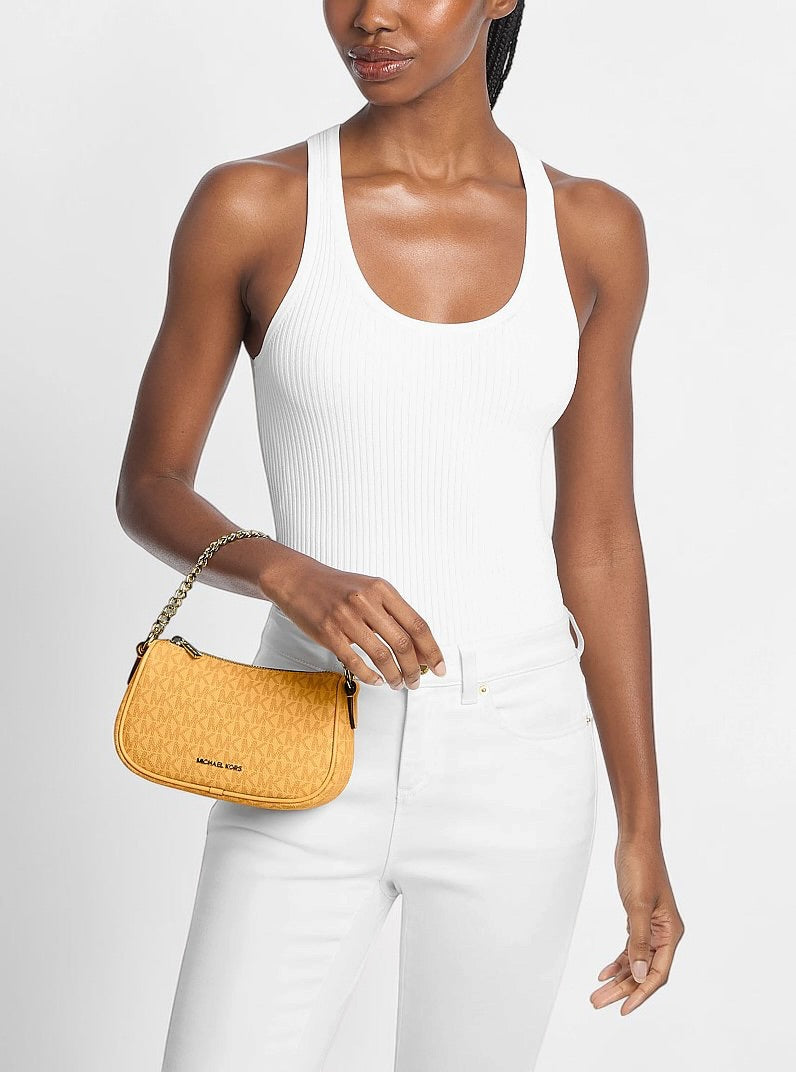 Carmela Small Signature Logo Convertible Crossbody Bag. 35F4G1QC5V