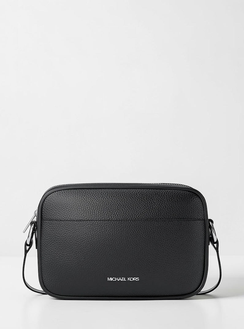 Jet Set Large Pebbled Leather Camera Crossbody Bag.35R6GTVC7L