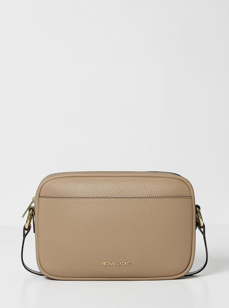 Jet Set Large Pebbled Leather Camera Crossbody Bag.35R6GTVC7L