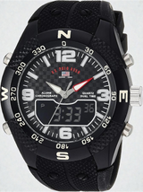 U.S. Polo Assn. Men's us9660 Analog-Digital Display Analog Quartz Black Watch