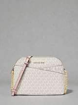 M.K Jet Set Travel Medium Logo Dome Crossbody Bag 35F1GTVC6B