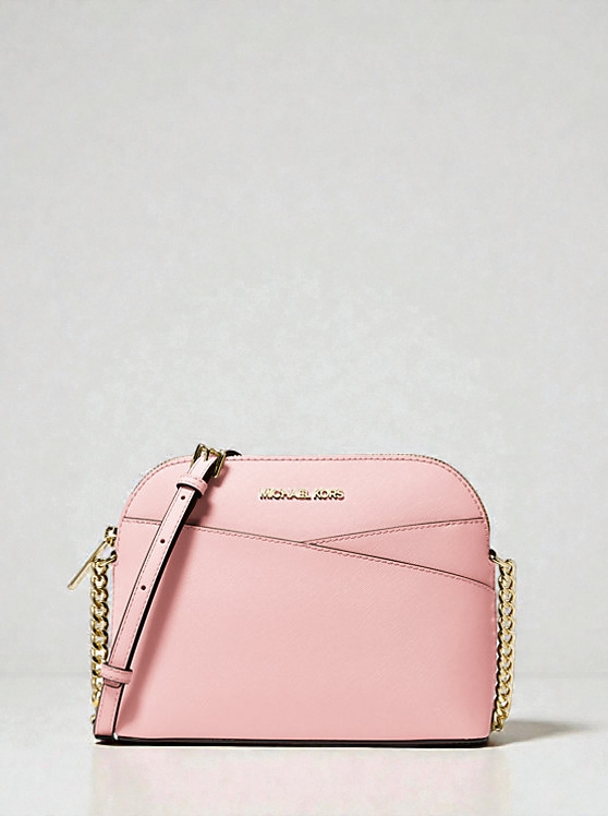 M.K Jet Set Travel Medium Logo Dome Crossbody Bag 35F1GTVC6B