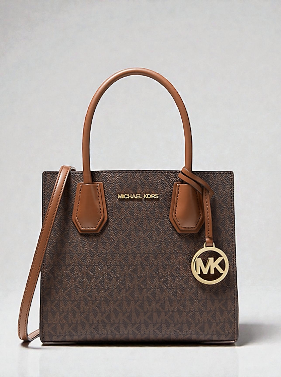 Mercer  Logo and Leather Accordion Crossbody Bag 35S1GM9M2B