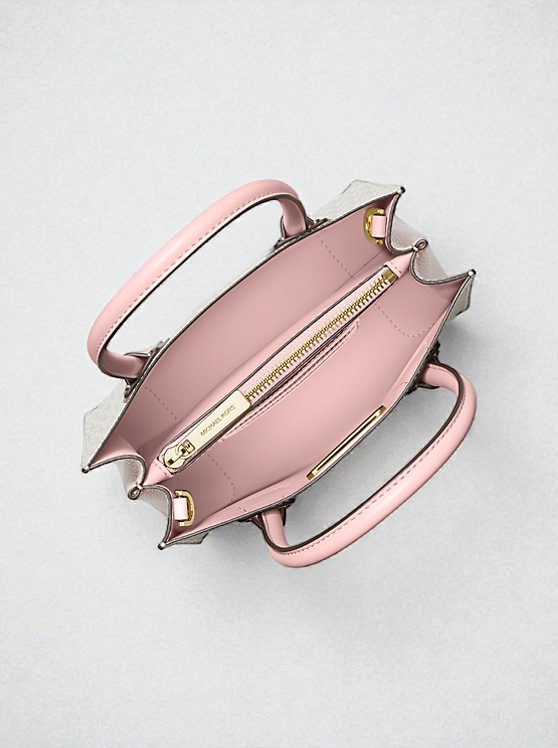 Mercer  Logo and Leather Accordion Crossbody Bag 35S1GM9M2B