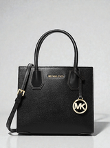 Mercer  Logo and Leather Accordion Crossbody Bag 35S1GM9M2B