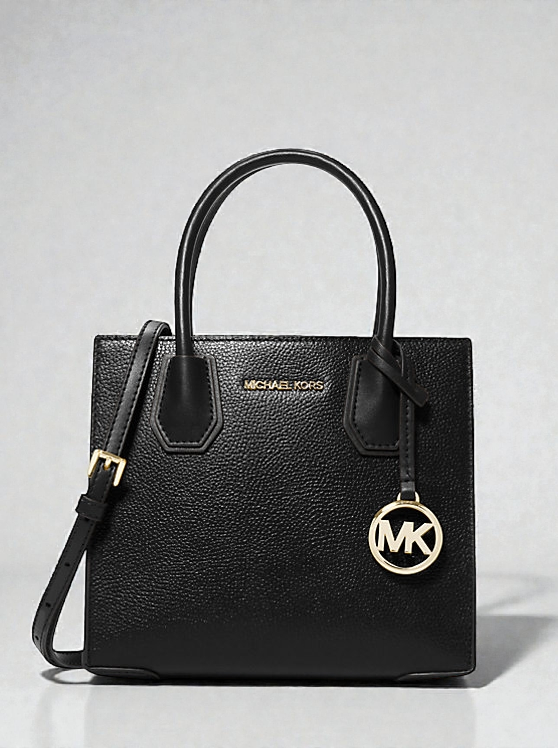 Mercer  Logo and Leather Accordion Crossbody Bag 35S1GM9M2B