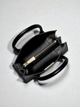 Mercer  Logo and Leather Accordion Crossbody Bag 35S1GM9M2B