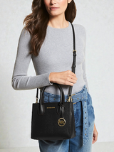 Mercer  Logo and Leather Accordion Crossbody Bag 35S1GM9M2B