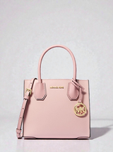 Mercer  Logo and Leather Accordion Crossbody Bag 35S1GM9M2B