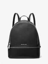 Rhea Medium Metallic Signature Logo Backpack 35F5GRAB2V