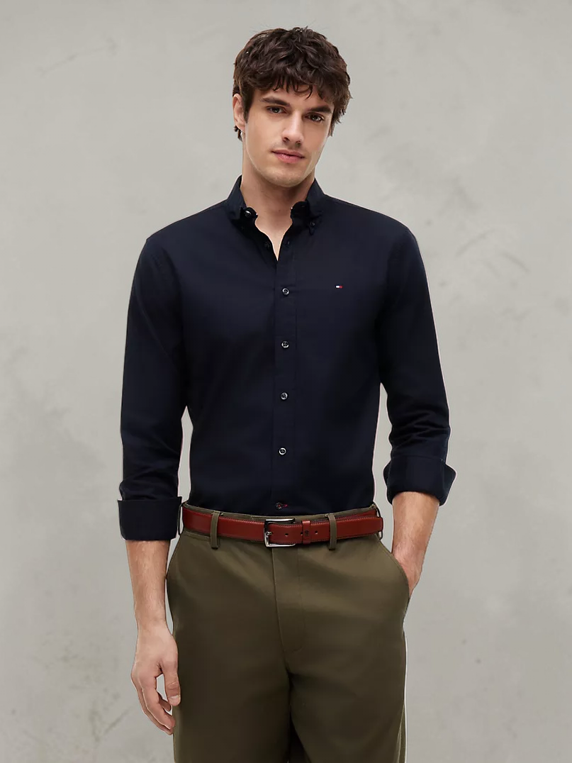 Regular Fit Stretch Oxford Shirt