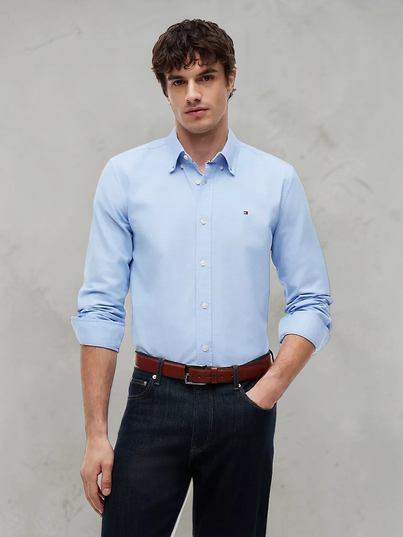 Regular Fit Stretch Oxford Shirt