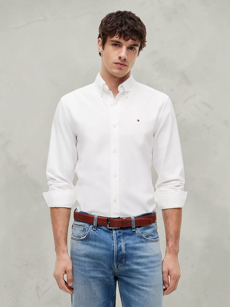 Regular Fit Stretch Oxford Shirt