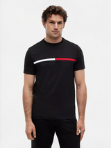 Tommy Embroidered Flag Logo T-Shirt