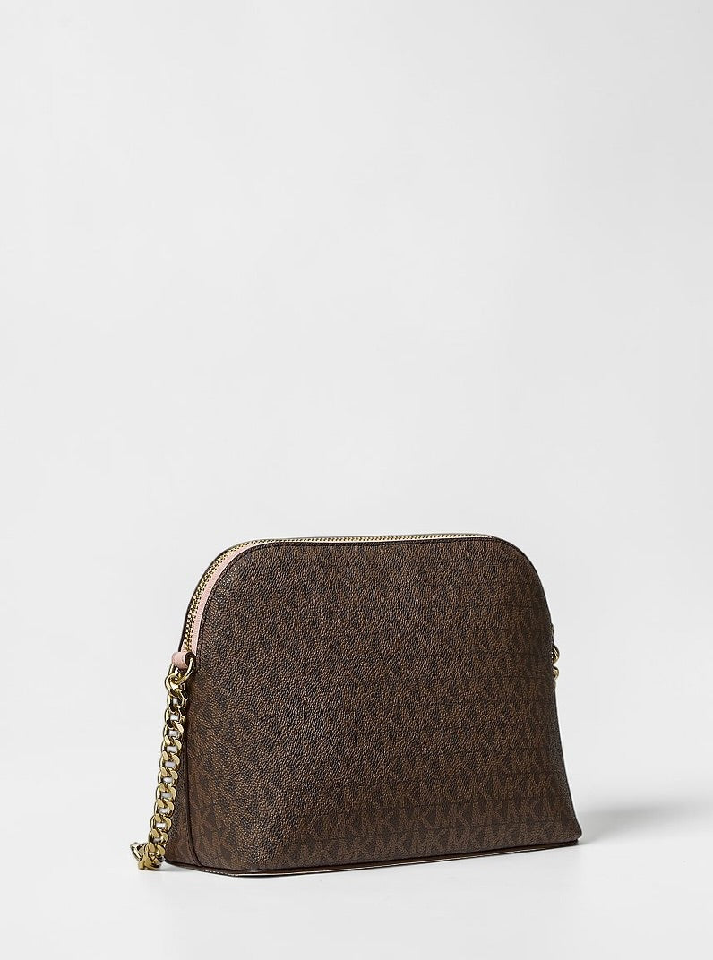 Jet Set Travel Medium Color-Block Signature Logo Crossbody Bag. 35F1GTVC6B