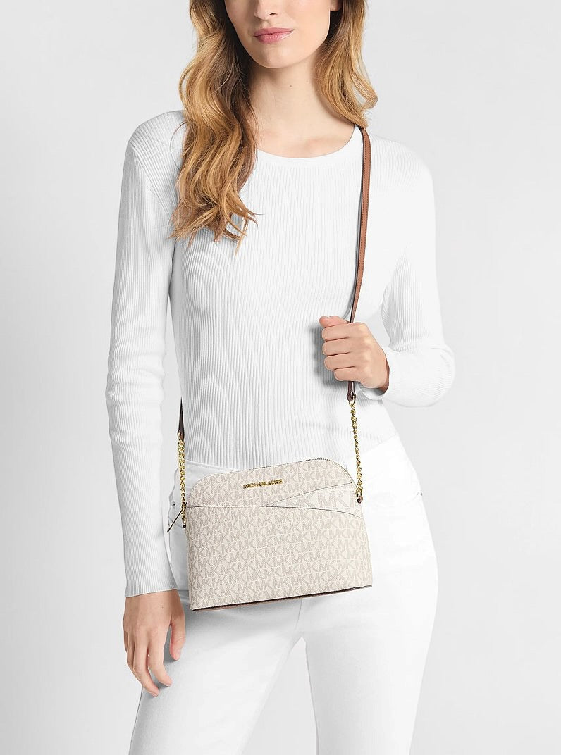 Jet Set Travel Medium Color-Block Signature Logo Crossbody Bag. 35F1GTVC6B