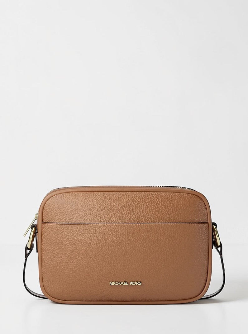 Jet Set Large Pebbled Leather Camera Crossbody Bag.35R6GTVC7L