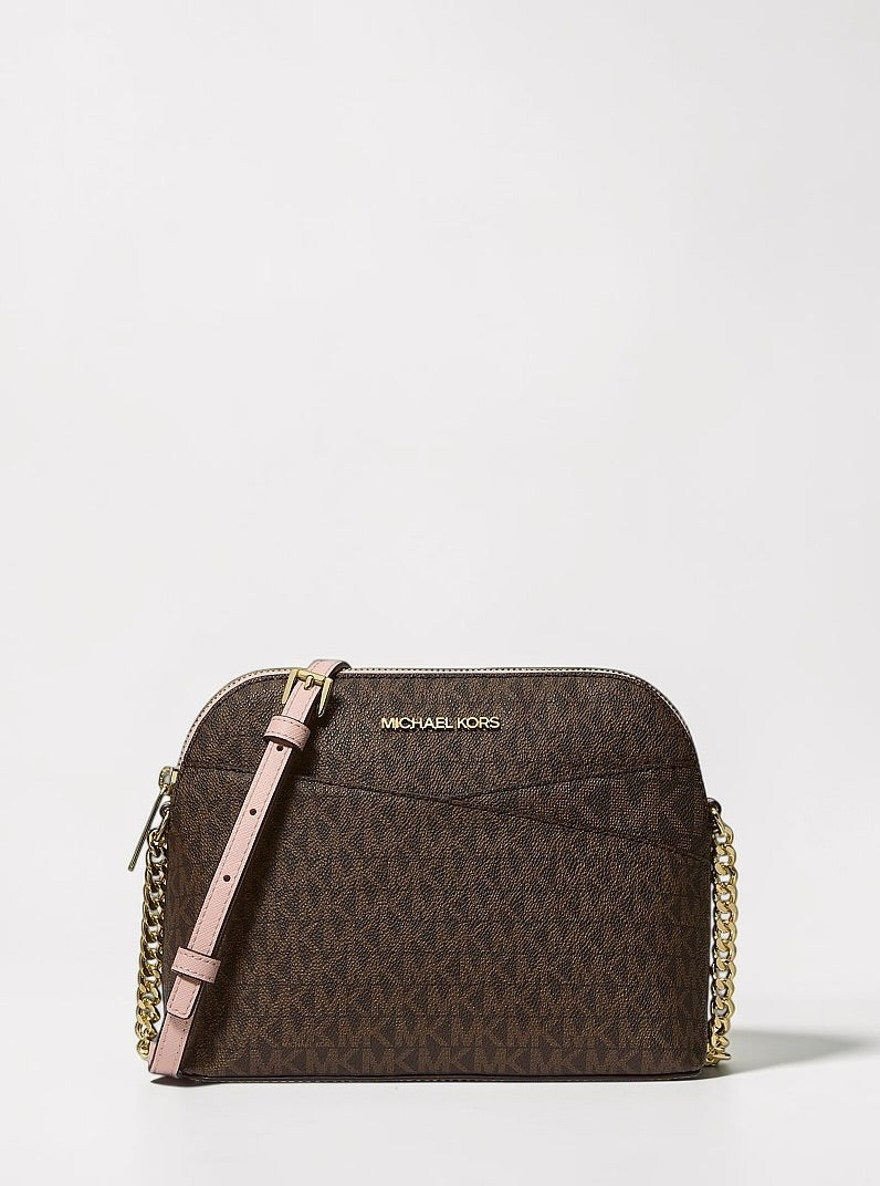 Jet Set Travel Medium Color-Block Signature Logo Crossbody Bag. 35F1GTVC6B