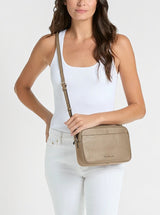 Jet Set Large Pebbled Leather Camera Crossbody Bag.35R6GTVC7L