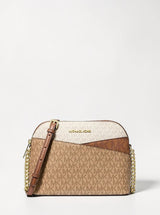 Jet Set Travel Medium Color-Block Signature Logo Crossbody Bag. 35S5GTVC6B