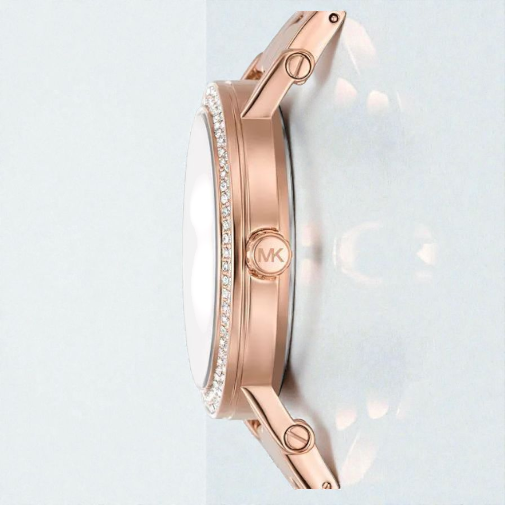 M.K Women's Corey Three-Hand Rose Gold-Tone Alloy Watch 38mm