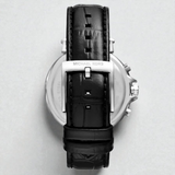 M.K Women's Maren Chronograph Black Leather Watch 40mm