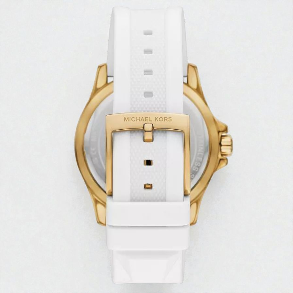 Women's Everest Three-Hand White Silicone Watch, 40mm