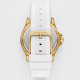 Women's Everest Three-Hand White Silicone Watch, 40mm