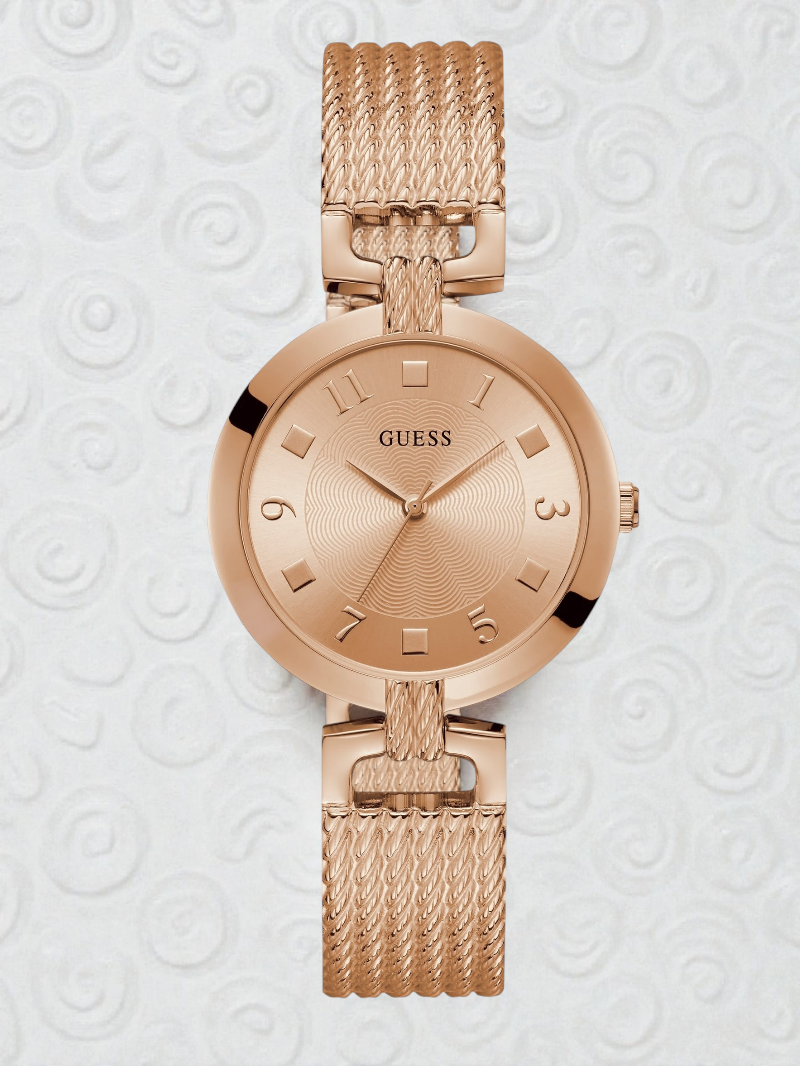 Immediate Guess Ladies Brooke rose gold Watch