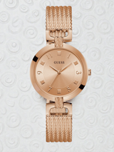 Immediate Guess Ladies Brooke rose gold Watch