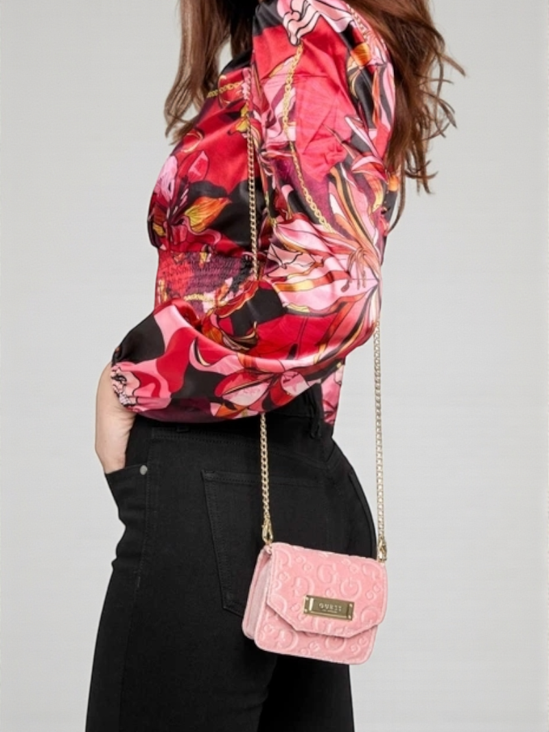 Immediate Guess Pink Stella long strap