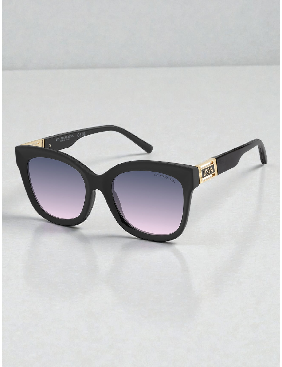 Immediate U.S Polo Ladies square eye oversized sunglasses