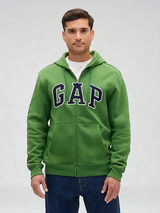Relaxed Gap Logo Zip Hoodie
