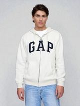 Relaxed Gap Logo Zip Hoodie