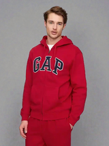 Relaxed Gap Logo Zip Hoodie