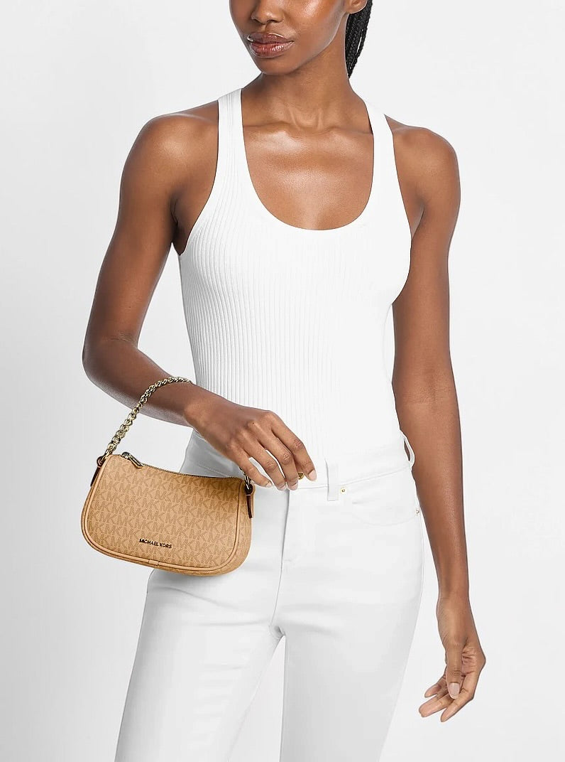 Carmela Small Signature Logo Convertible Crossbody Bag. 35F4G1QC5V