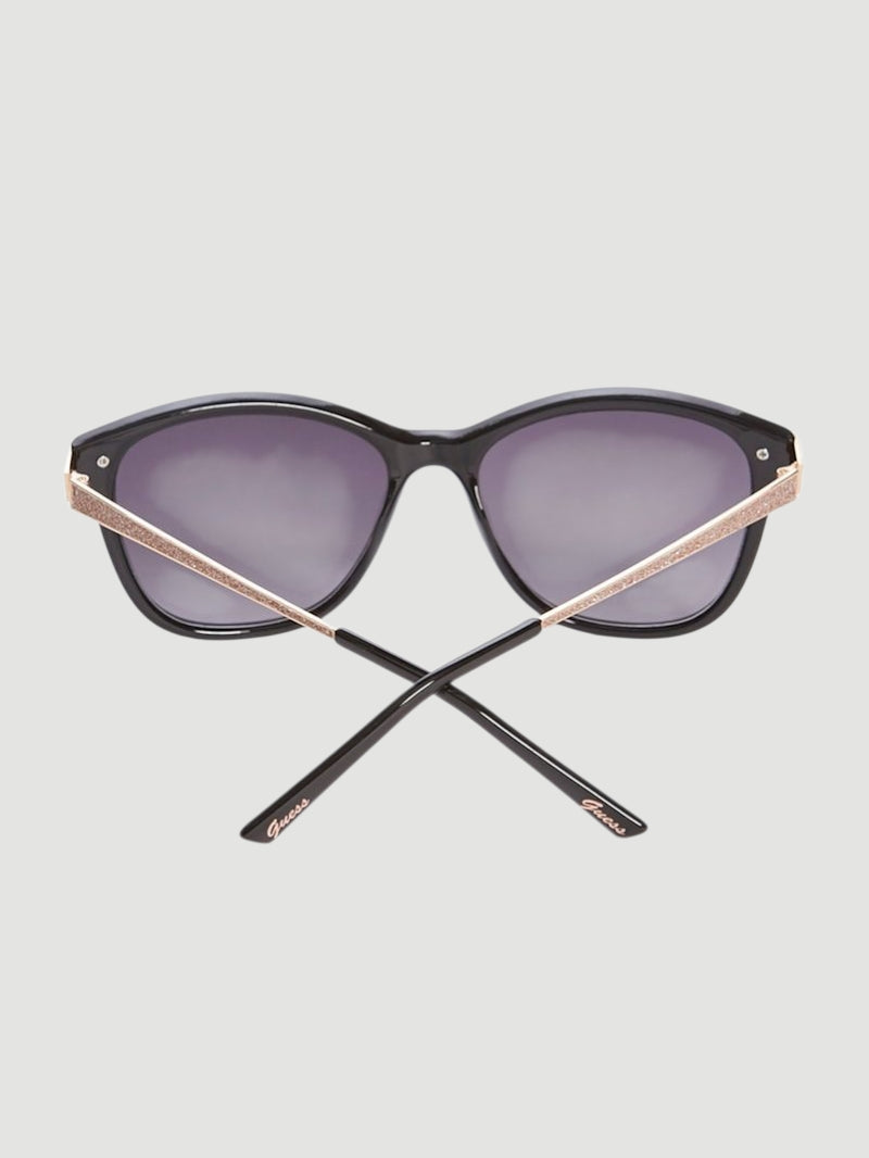 Guess Glitter Oversize Square Retro Sunglasses GF6104W