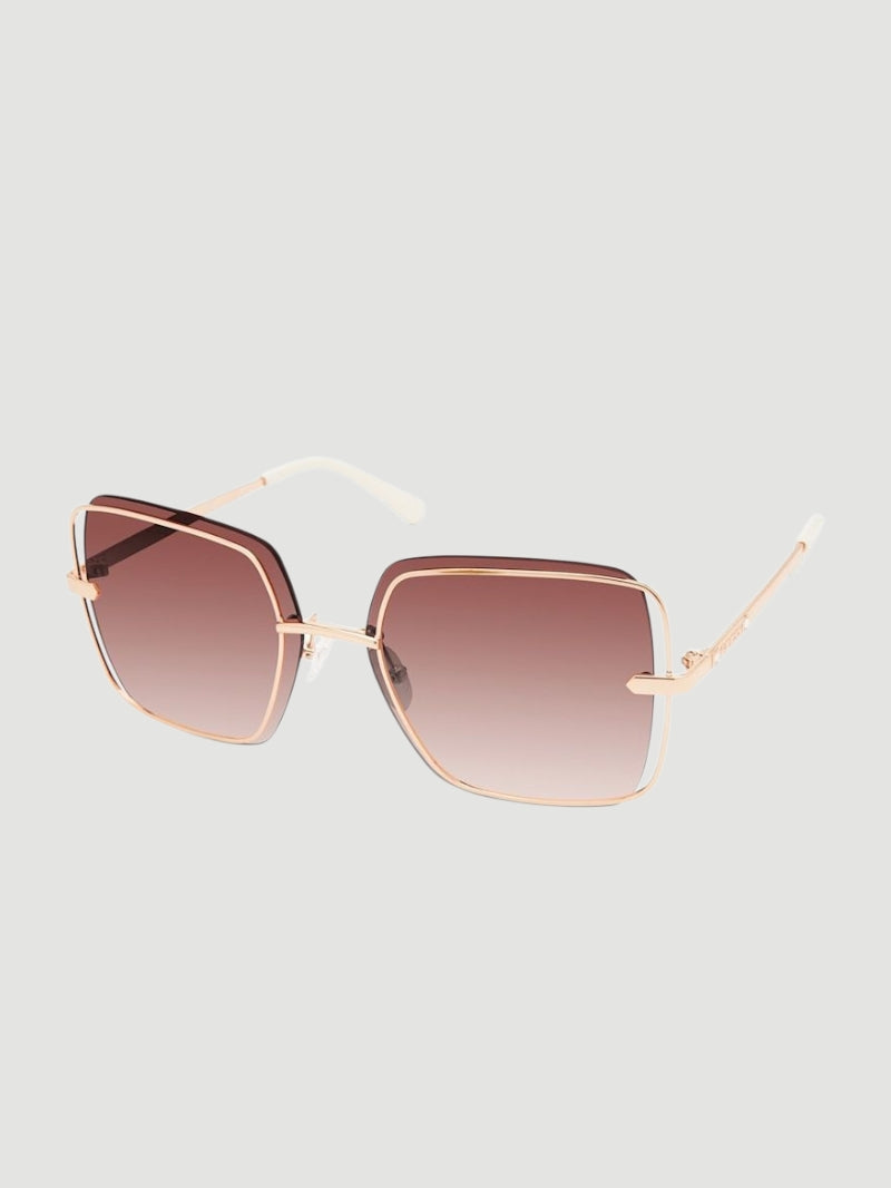 Rimless Metal Square Sunglasses GF6130W
