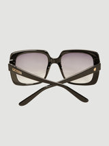 Guess Rhinestone Logo Plastic Square Sunglasses GF6142W
