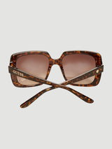 Guess Rhinestone Logo Plastic Square Sunglasses GF6142W