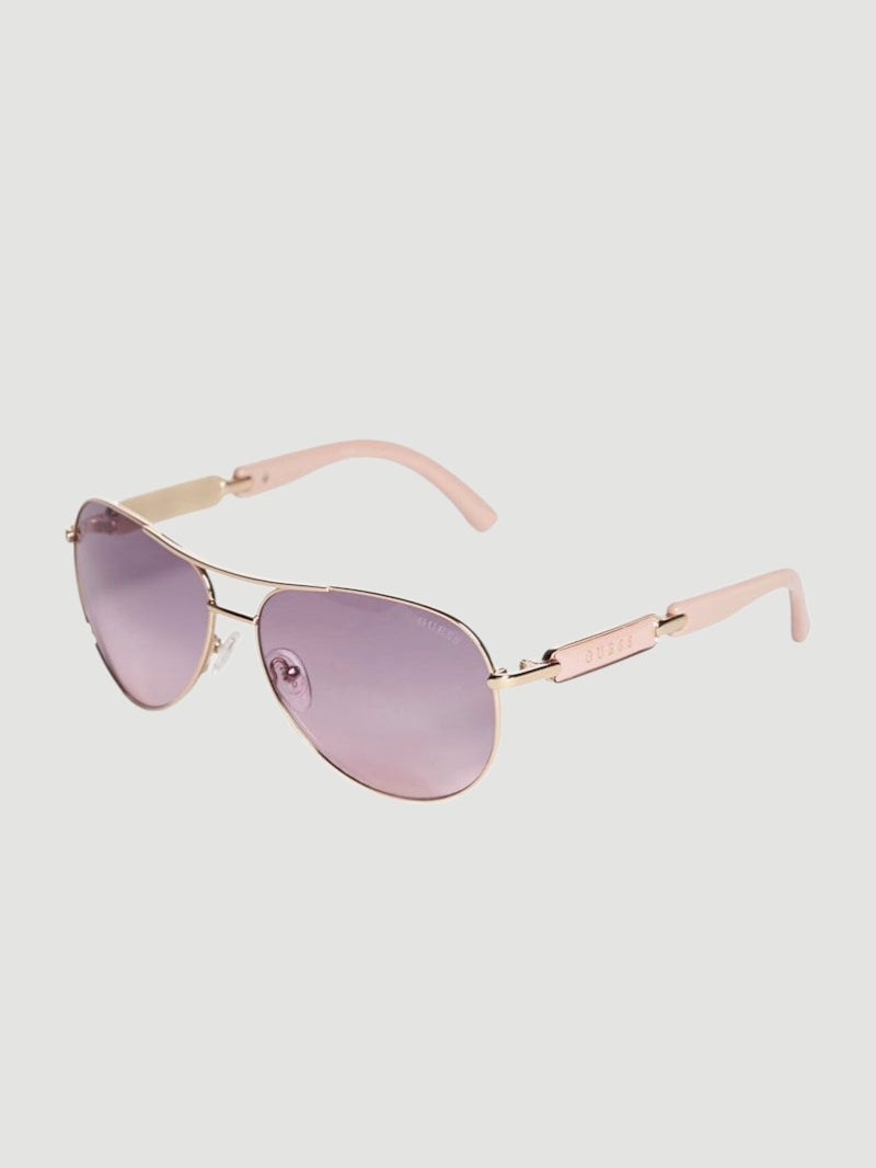 Classic Aviator Sunglasses GU7295W