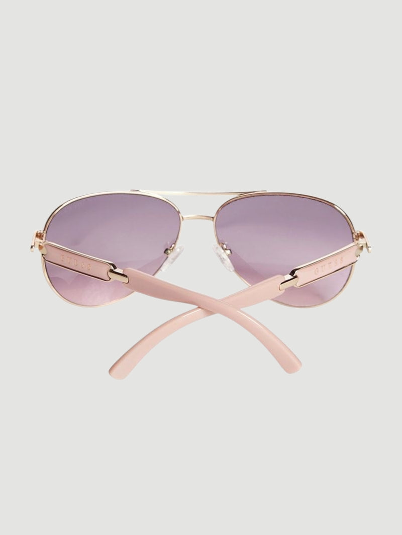 Classic Aviator Sunglasses GU7295W