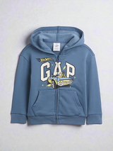 babyGap | Hot Wheels™ Relaxed Logo Zip Hoodie