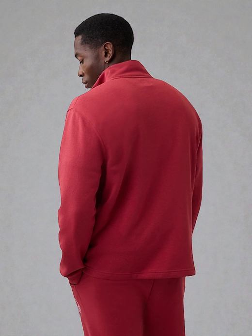 Relaxed Gap Graphic Quarter-Zip Sweatshirt