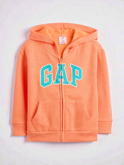 babyGap Logo Sherpa-Lined Zip Hoodie