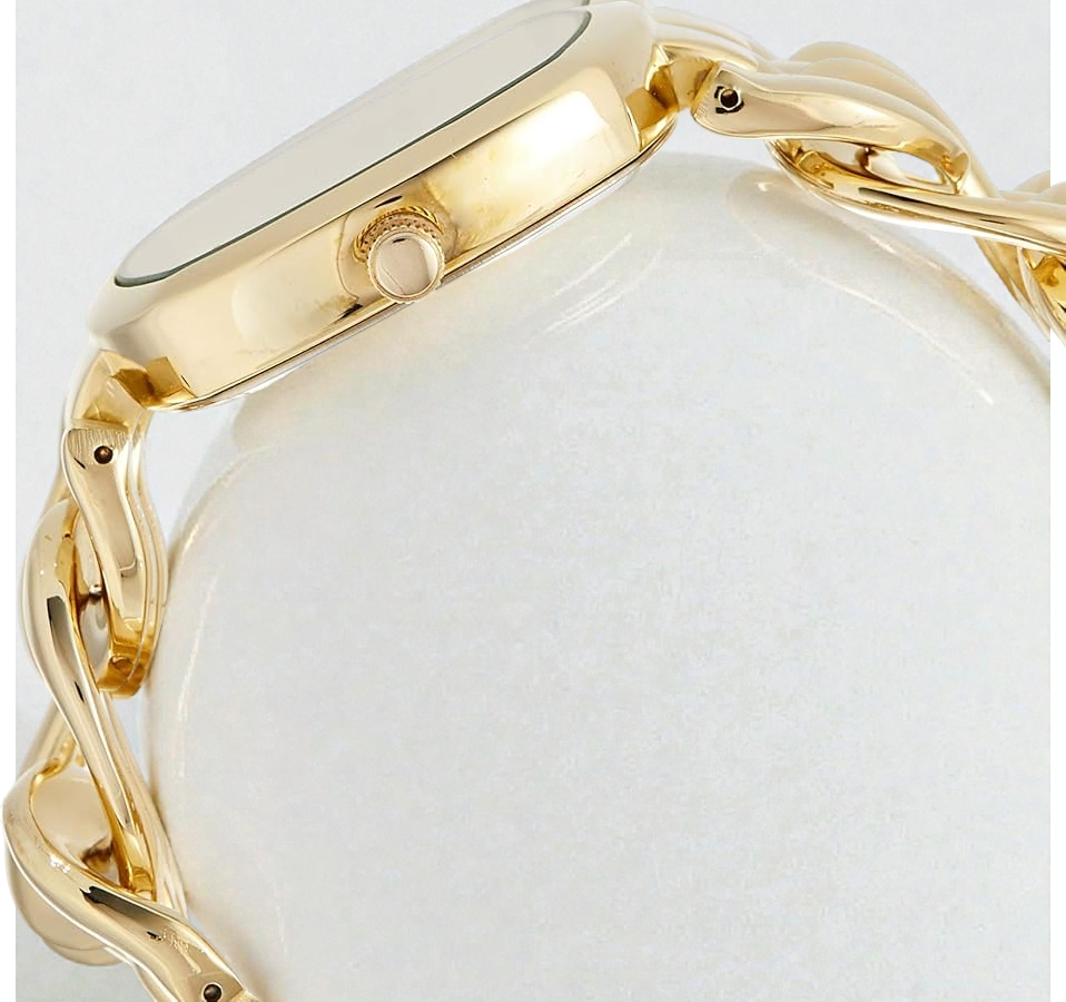U.S. Polo Assn. Women’s Gold-Tone Chain Bracelet Watch