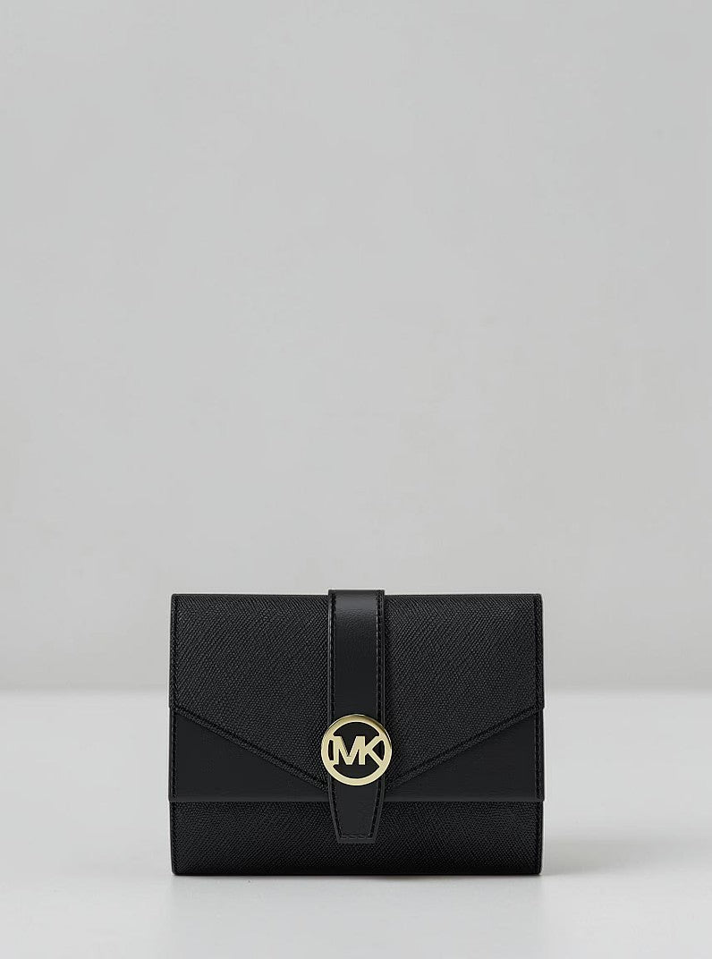 Michael Kors Greenwich Medium Saffiano Leather Trifold Wallet,35S5GGRE6L