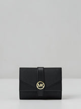 Michael Kors Greenwich Medium Saffiano Leather Trifold Wallet,35S5GGRE6L