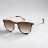 LADIES CLASSIC PLASTIC RECTANGULAR SUNGLASSES,PA5154-0000A